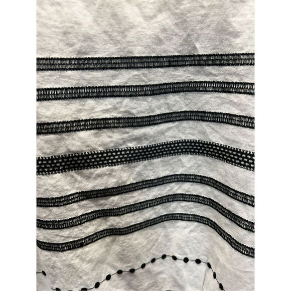 Peck & Peck Linen Blend Extra Large (XL) White and Black Blouse - Picture 4 of 4